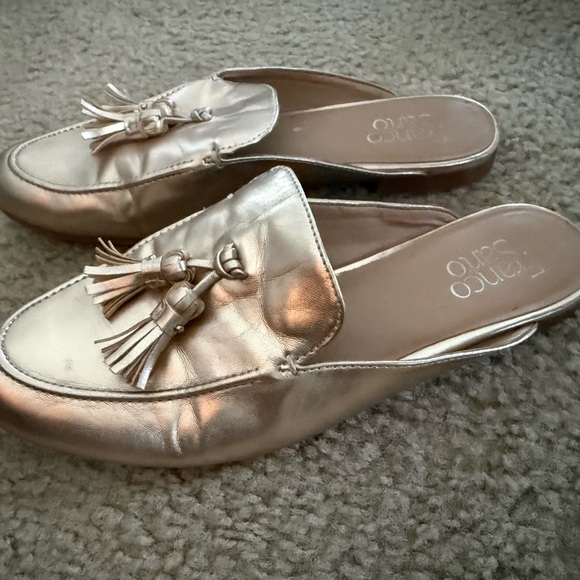 Franco Sarto Women's Rose Gold Loafers - Picture 2 of 4